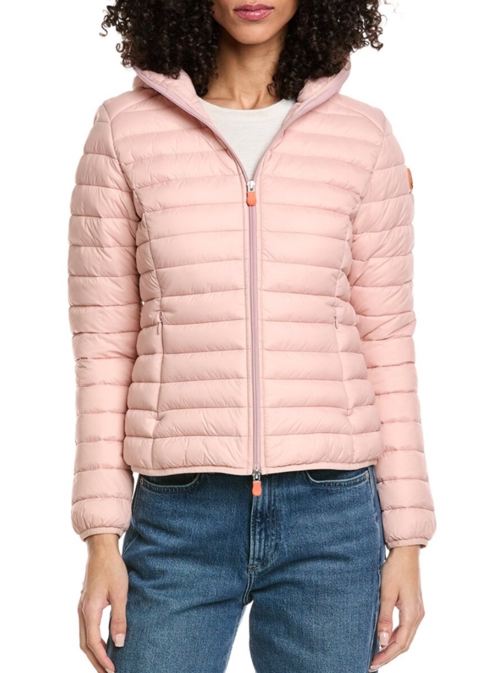 Save The Duck Jacket Puffer Women D3597W Blush Pink Large
